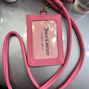 Never used juicy card case lanyard